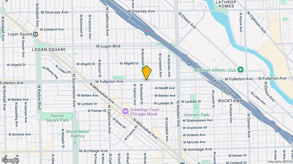 2559 W Fullerton Ave Map and Location Details