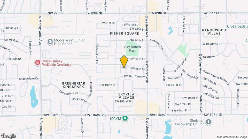 9913 S Klein Ave Map and Location Details