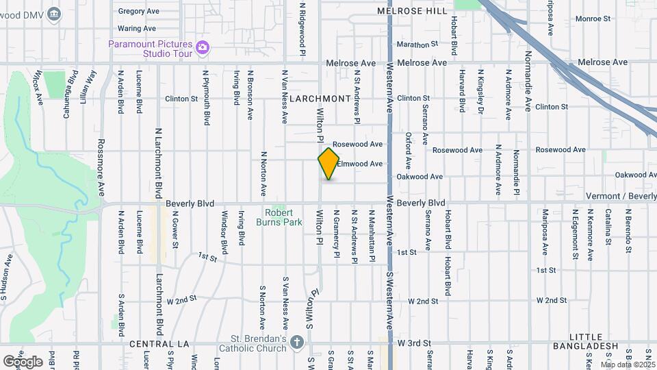 4848 Oakwood Ave Map and Location Details