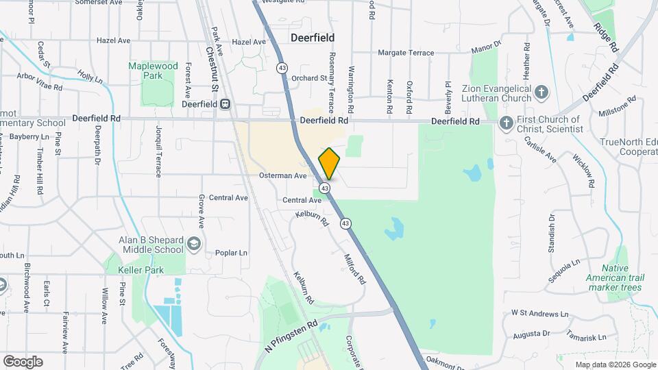 623 Waukegan Rd Map and Location Details