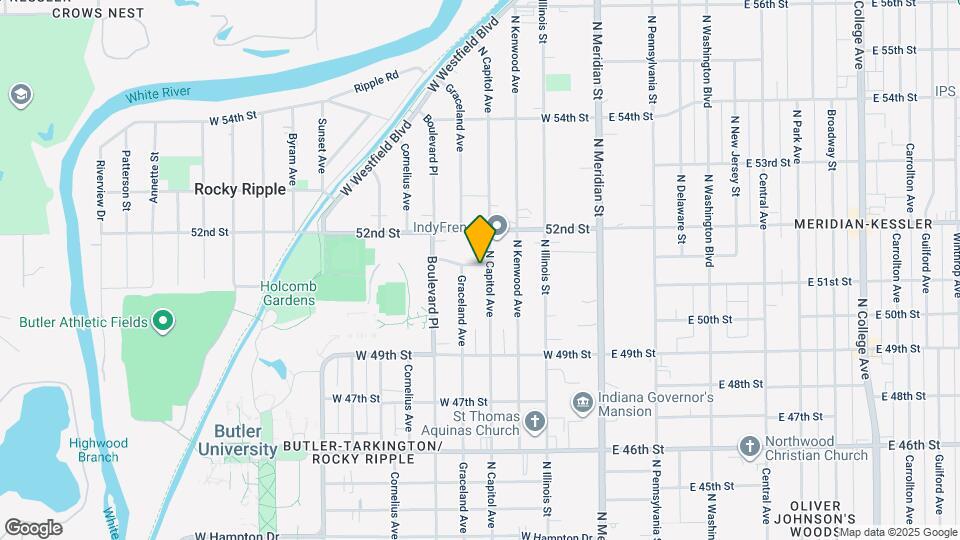 5124 N Capitol Ave Map and Location Details