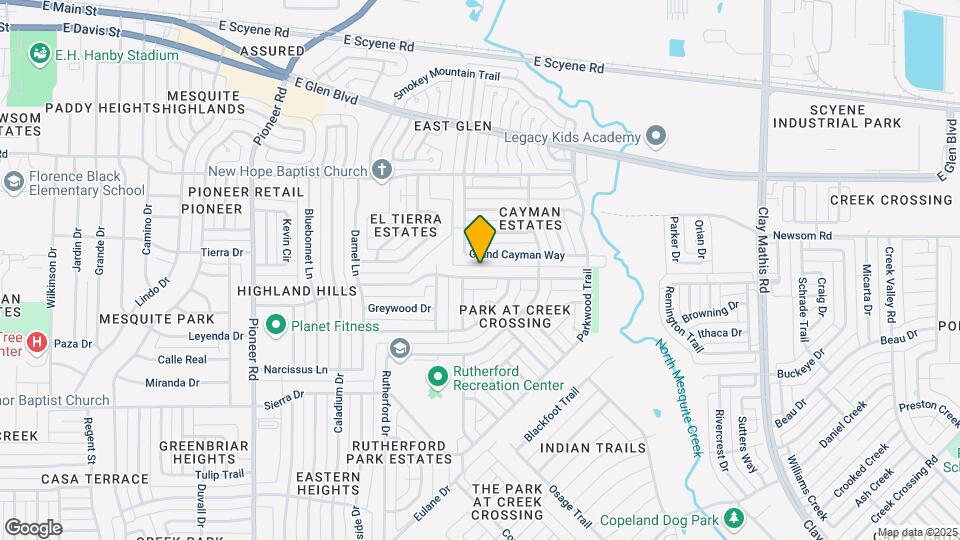 1721 Chapman Dr Map and Location Details
