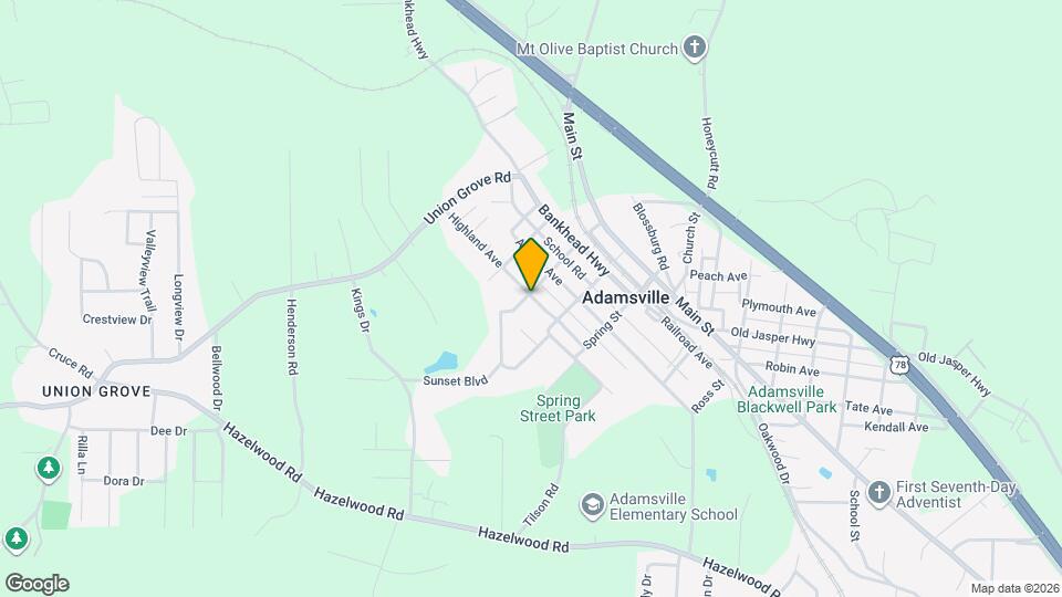 5129 Highland Ave Map and Location Details