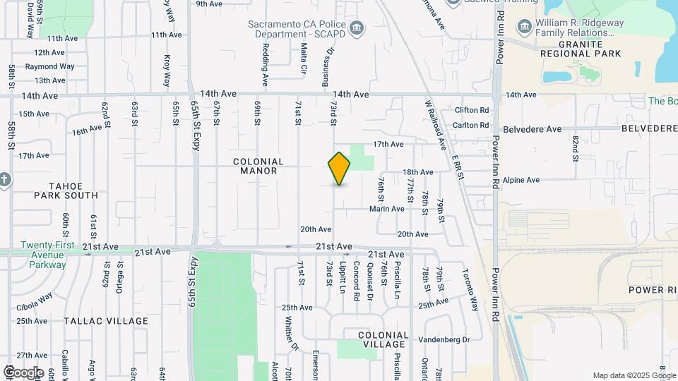 4345 73rd St Map and Location Details