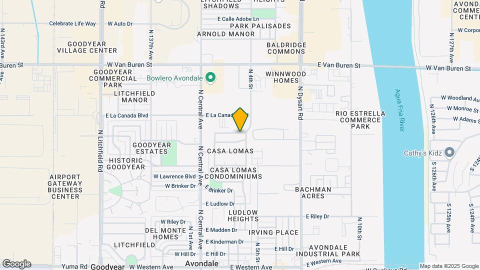 305 E Gardenia Dr Map and Location Details