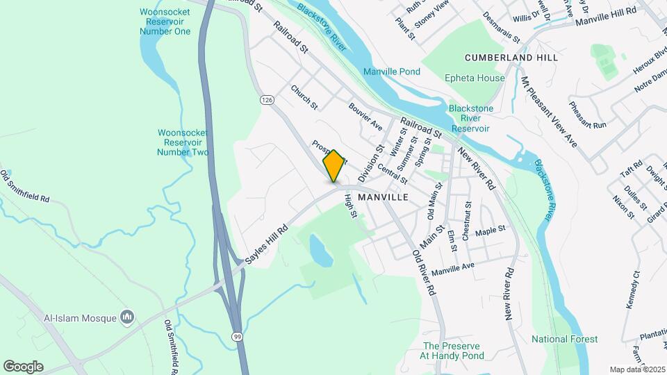 1 Sayles Hill Rd Mapa y Detalles de la Ubicación