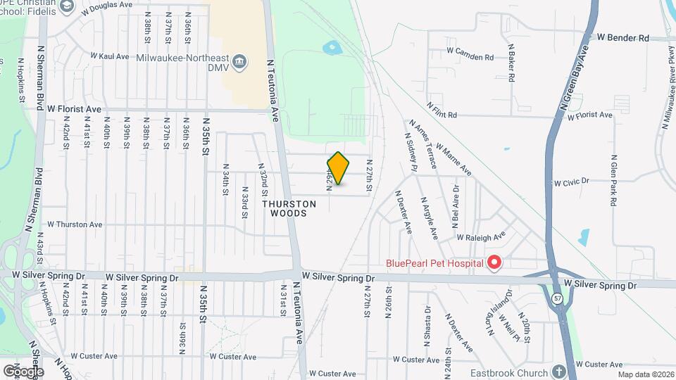 2820 W Carmen Ave Map and Location Details