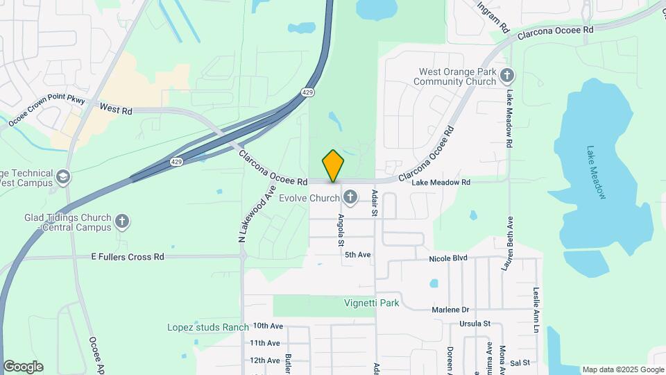 10618 Clarcona Ocoee Rd Map and Location Details