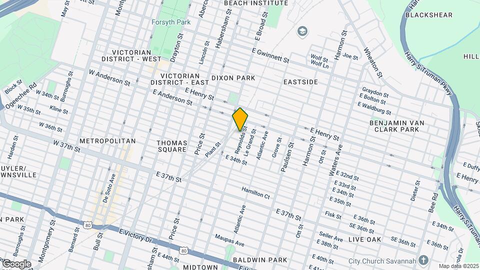 1505 Reynolds St Map and Location Details