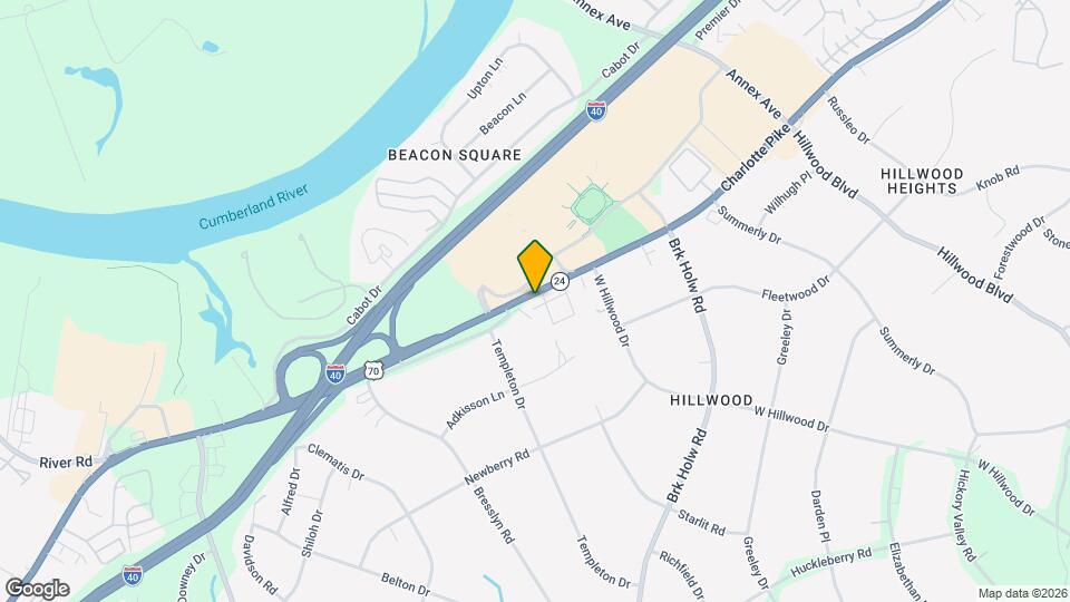 6817 Charlotte Pike Mapa y Detalles de la Ubicación