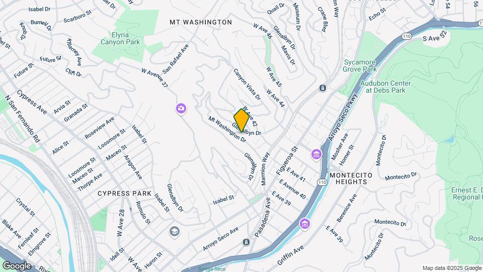 345 Mount Washington Dr Mapa y Detalles de la Ubicación