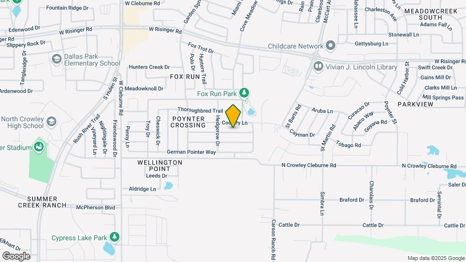 3908 Foxhound Ln Map and Location Details