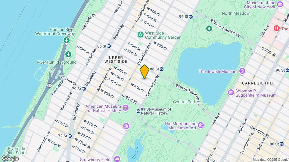 15 W 84th St Mapa y Detalles de la Ubicación