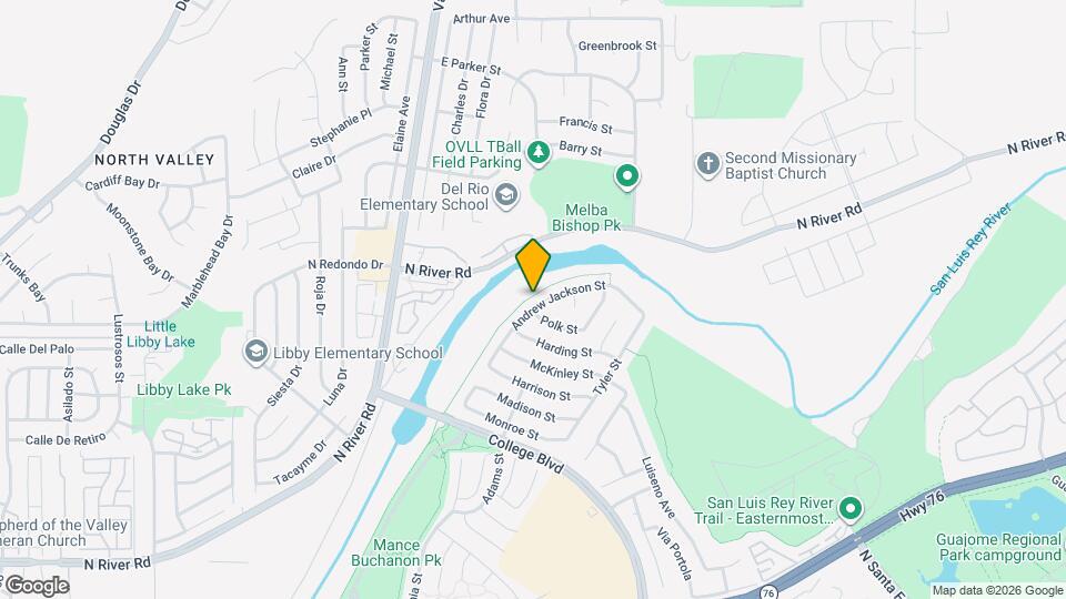 5109 Andrew Jackson St Mapa y Detalles de la Ubicación