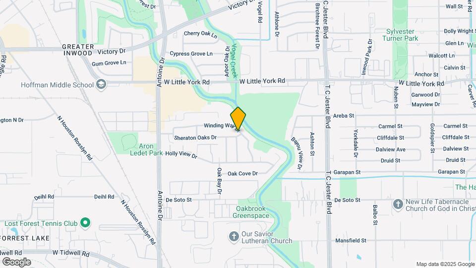 5402 Sheraton Oaks Dr Map and Location Details