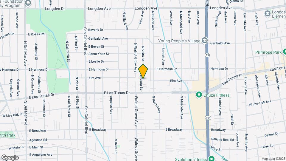 5802 N Vista St Map and Location Details