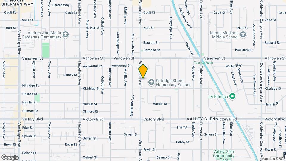 6634 Woodman Ave Mapa y Detalles de la Ubicación