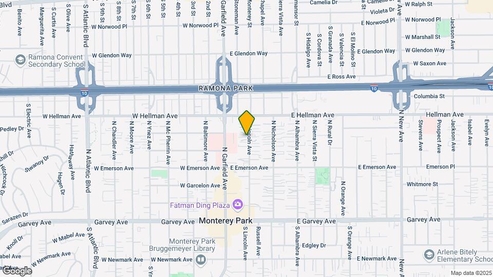 523 N Lincoln Ave Mapa y Detalles de la Ubicación