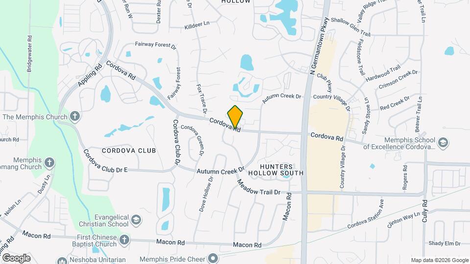 7899 Brady Creek Cove Mapa y Detalles de la Ubicación