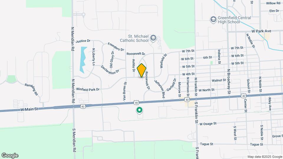 1617 Winfield Park Dr Map and Location Details