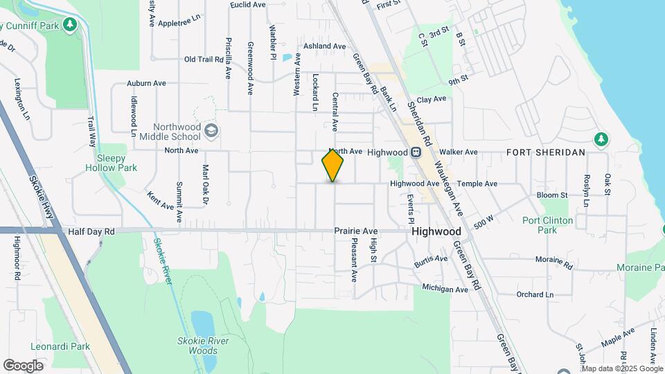 303 Highwood Ave Map and Location Details