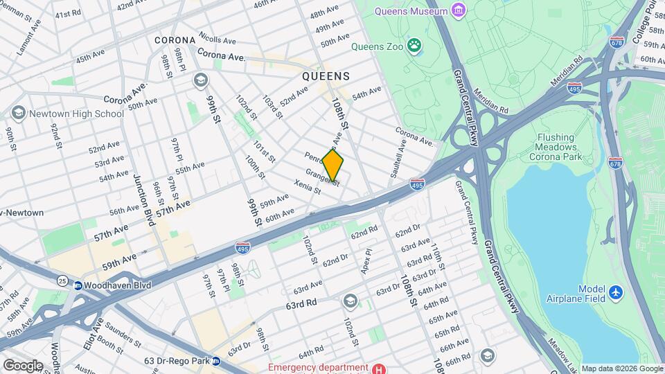 58-24 Granger St Map and Location Details