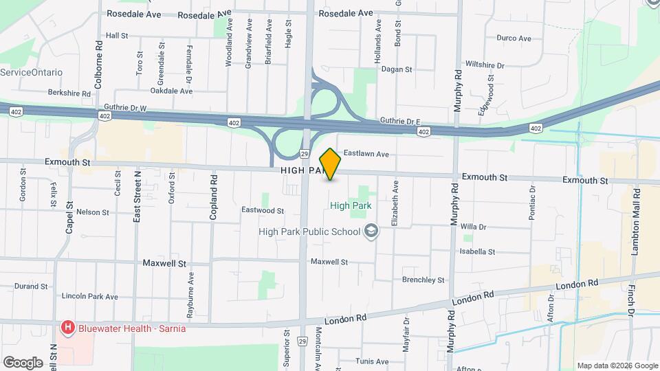 721 Earlscourt Dr Map and Location Details