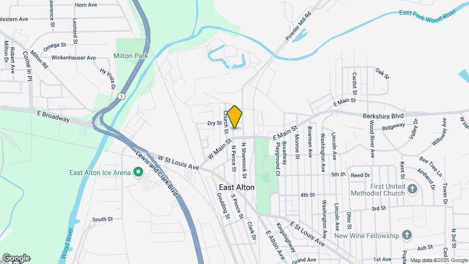 316 N Pence St Map and Location Details