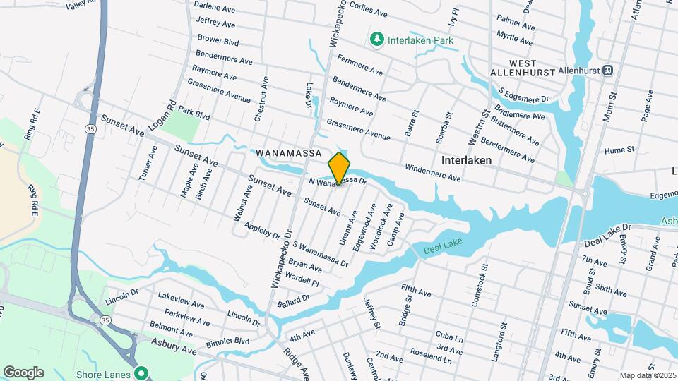 1806 N Wanamassa Dr Map and Location Details