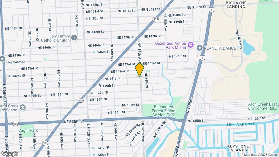 1590 NE 141st St Mapa y Detalles de la Ubicación