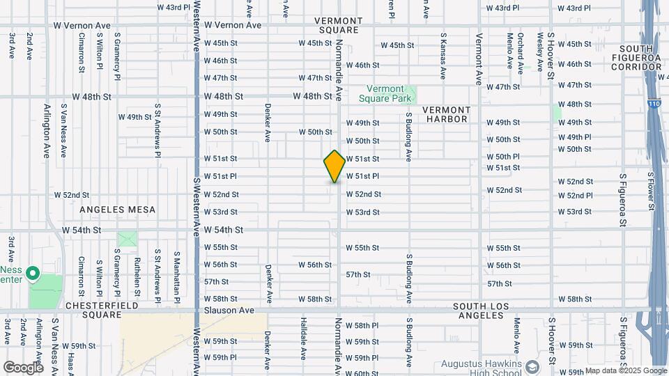 5165 S Normandie Ave Mapa y Detalles de la Ubicación