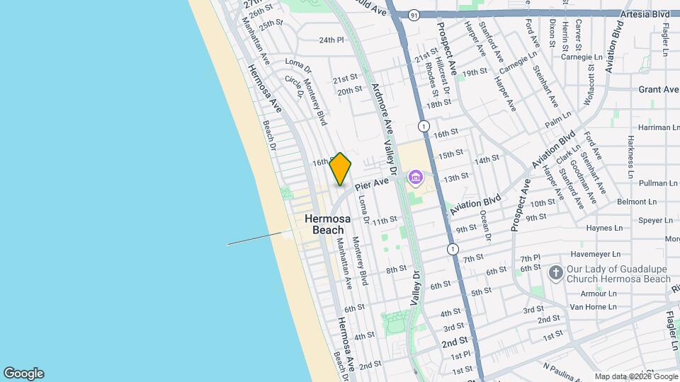 1346 Bayview Dr, Unit D Map and Location Details