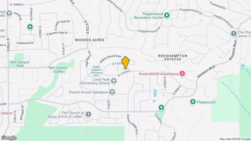 2311 High Mountain Dr Map and Location Details