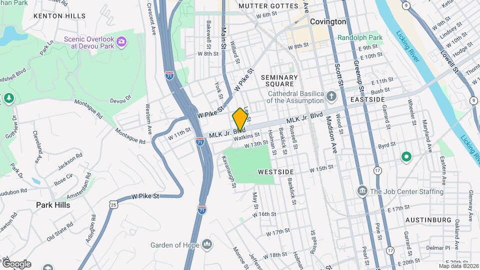 422 Watkins St Mapa y Detalles de la Ubicación