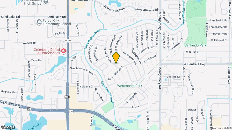 607 Parkwood Ave Map and Location Details