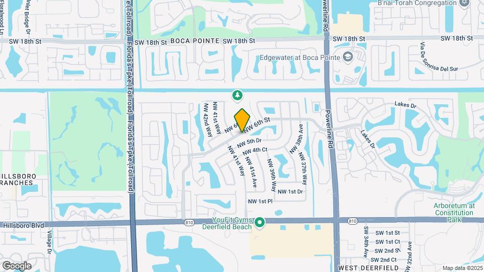 4170 NW 6th St Map and Location Details