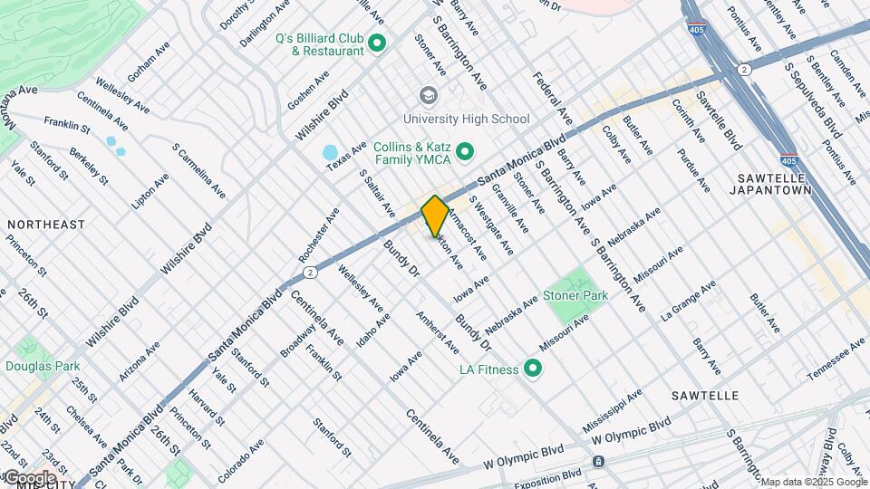 1539 Brockton Ave Mapa y Detalles de la Ubicación