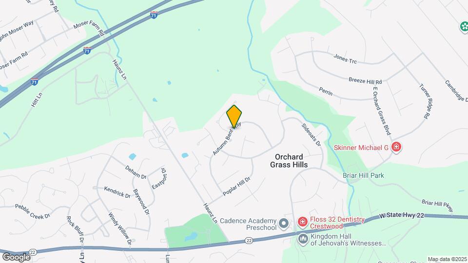 7302 Autumn Bent Way Map and Location Details