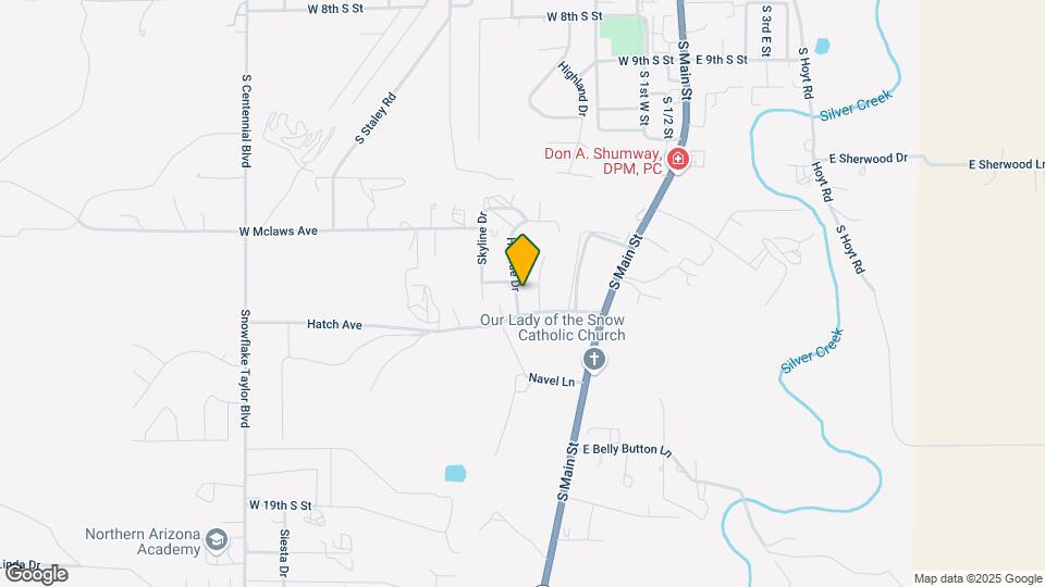 1451 Hillside Dr Map and Location Details