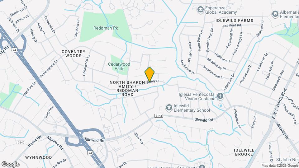 5922 Amity Pl Map and Location Details