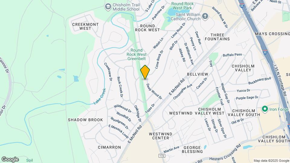 1700 Deep Wood Dr Map and Location Details