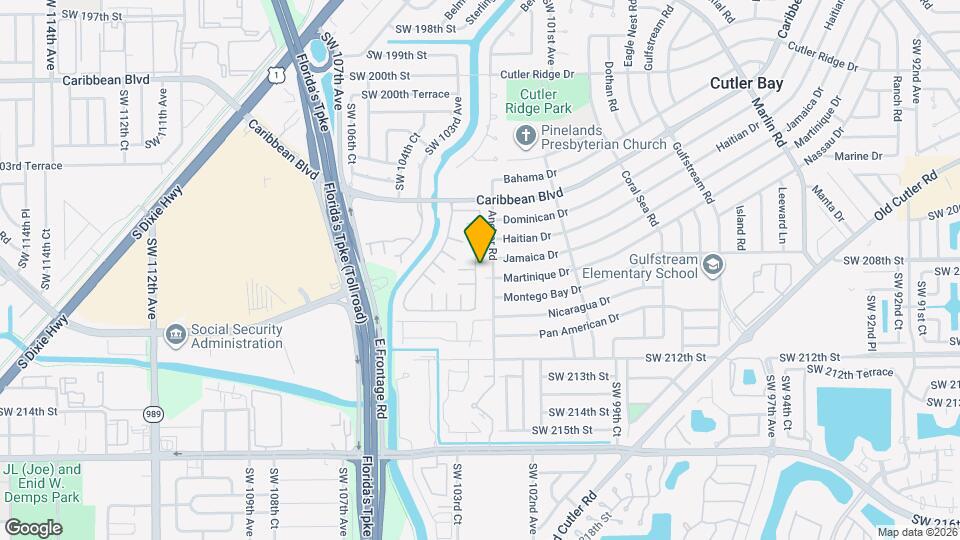 20841 SW 103rd Ct Map and Location Details