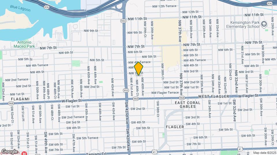 251 NW 40th Ct Map and Location Details