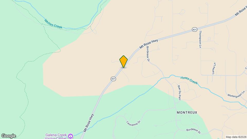 16770 Mt Rose Hwy Map and Location Details