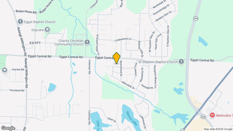 4604 Sun Ridge Dr Map and Location Details