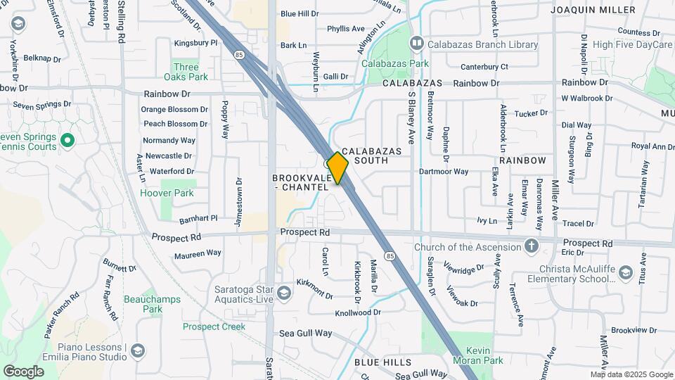 1589 Brookvale Dr Mapa y Detalles de la Ubicación