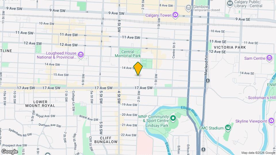 310-315 15 Ave SW Map and Location Details