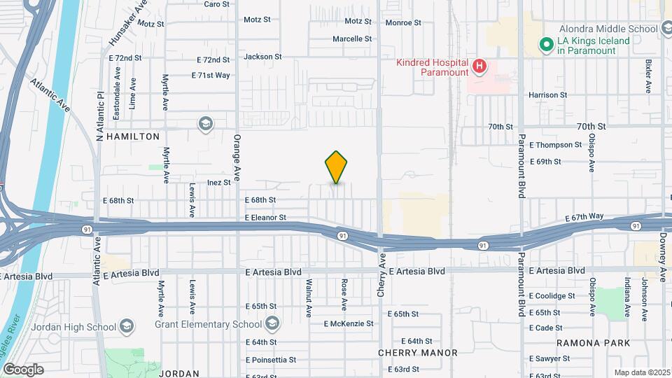 1717 E 68th St Map and Location Details