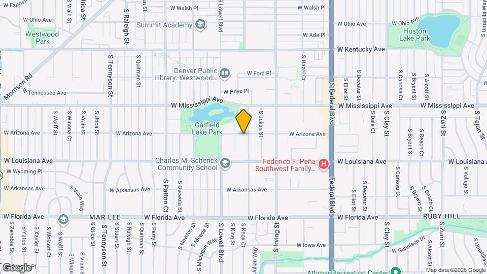3470 W Arizona Ave Map and Location Details