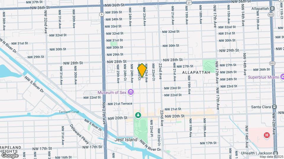 2411 NW 23rd Ct Map and Location Details